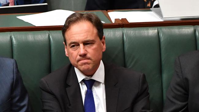 Federal Health Minister Greg Hunt has condemned the film. Picture: AAP/Mick Tsikas