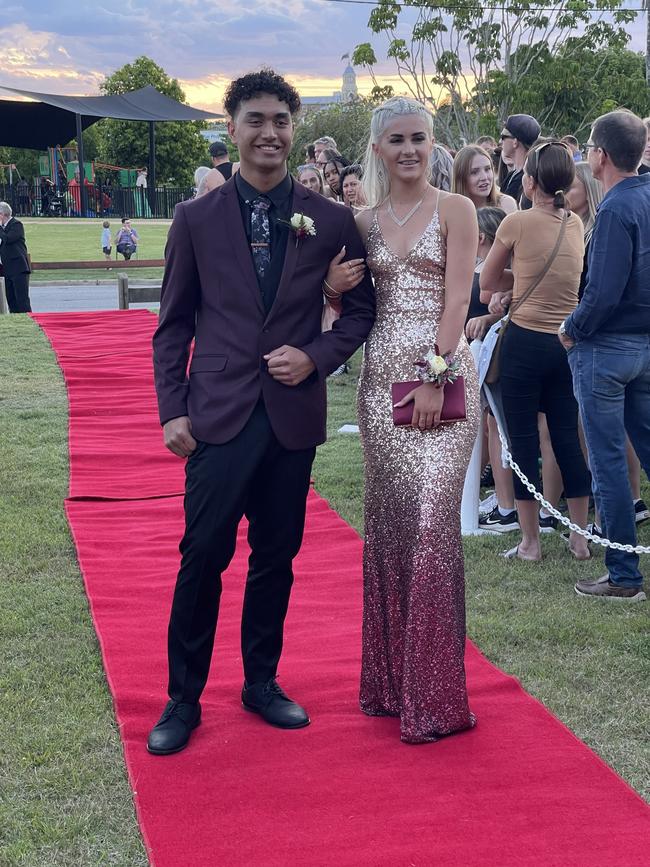 Aldridge State High School students celebrate their formal.