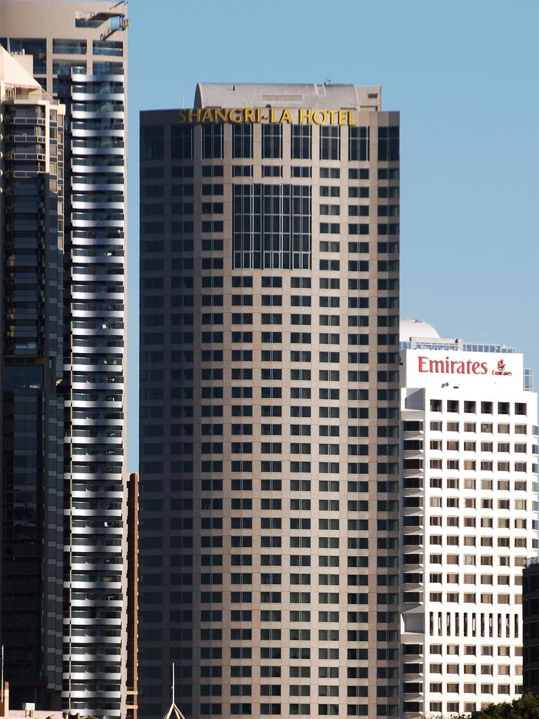 The Shangri-La Hotel in Sydney. Picture: Mick Tsikas.