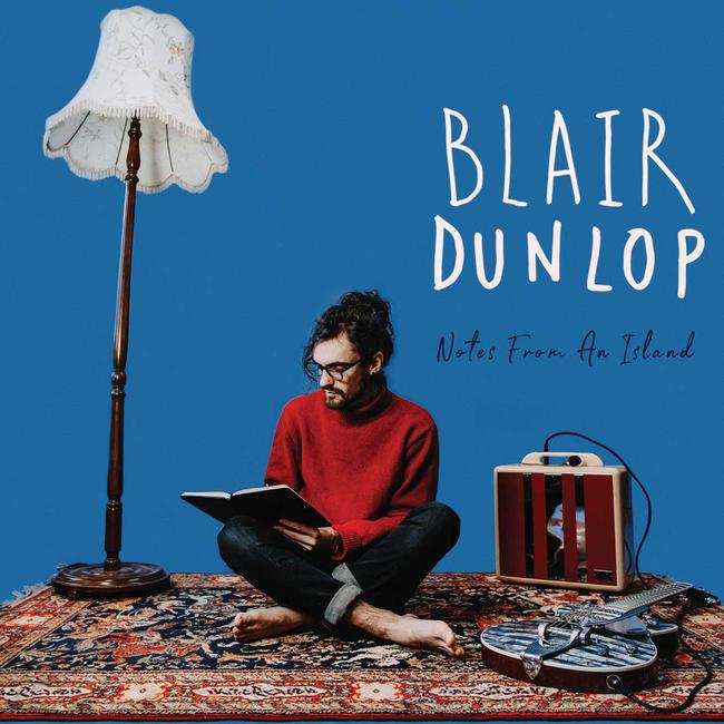 Album artwork for British folk rock singer Blair Dunlop's 2018 album Notes From An Island.