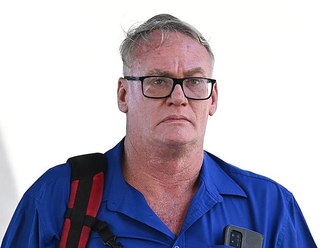 30/9/2024: Truck driver Ben Geoffrey Murdoch, 49, leaves Brisbane Magistrates Court , Brisbane. Murdoch has pleaded not guilty to two charges after being involved in a collision with a motorbike on Viola Place near Brisbane Airport on August 11, 2023. pic: Lyndon Mechielsen/Courier Mail