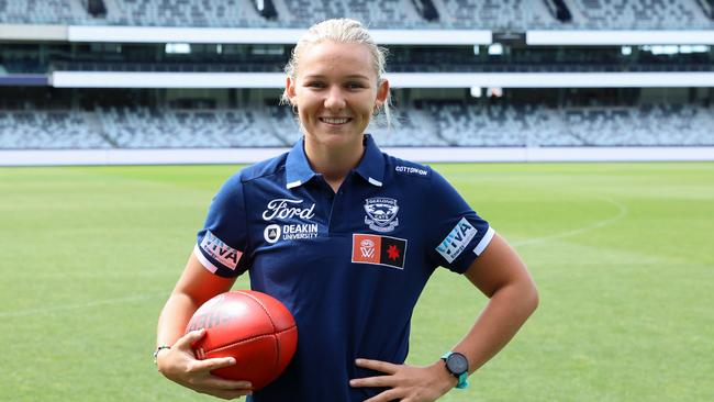 Bella Smith was traded to Geelong during the off-season. Picture: Geelong Cats