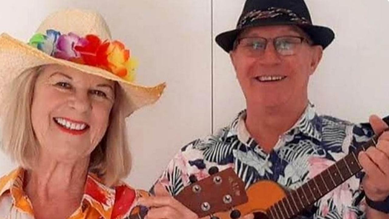 Parkbench Ukulele Players founders Lin and Terry Nolan. Picture: Supplied