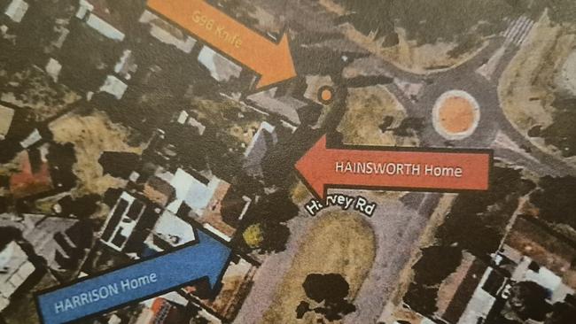 Court released photos of where Mr Hainsworth and Mrs Harrison lived. Photo: Courts SA