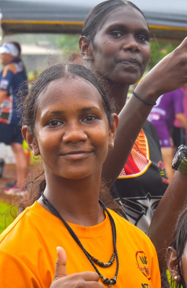 Images from the Round 9 NTFL MPL/WPL clash between the Tiwi Bombers and Palmerston Magpies at Bathurst Island, 30 November 2024. Picture: Darcy Jennings