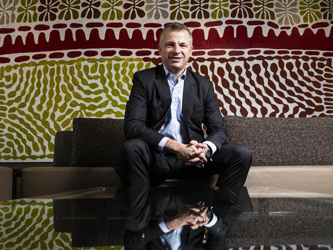 14/12/20 Ashurst CEO Paul Jenkins pictured their Melbourne offices. Aaron Francis/The Australian