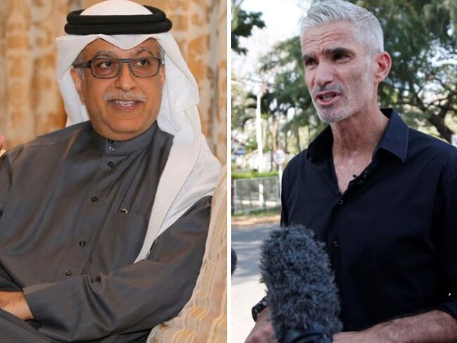 Craig Foster, right, has slammed to the decision by FFA to support the re-election of AFC President Sheikh Salman. Picture: Supplied