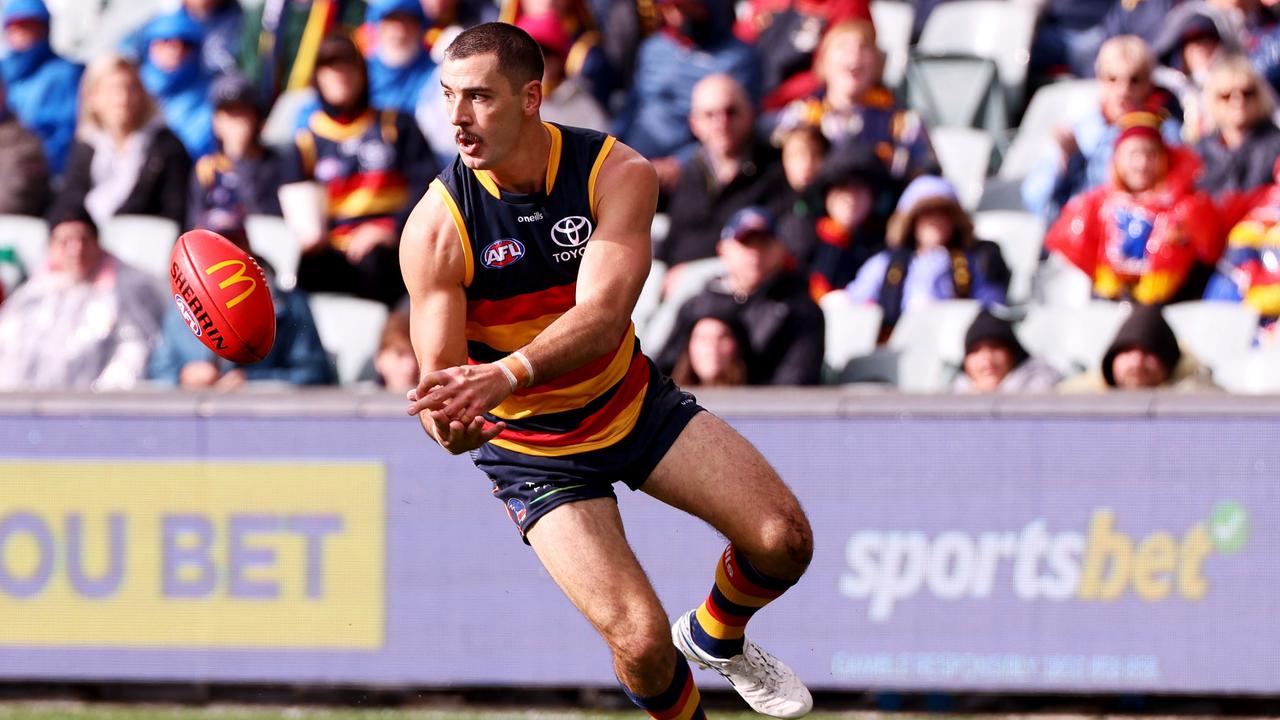 The Crows have one less win than they did at this point last year. Picture: James Elsby/AFL Photos via Getty Images