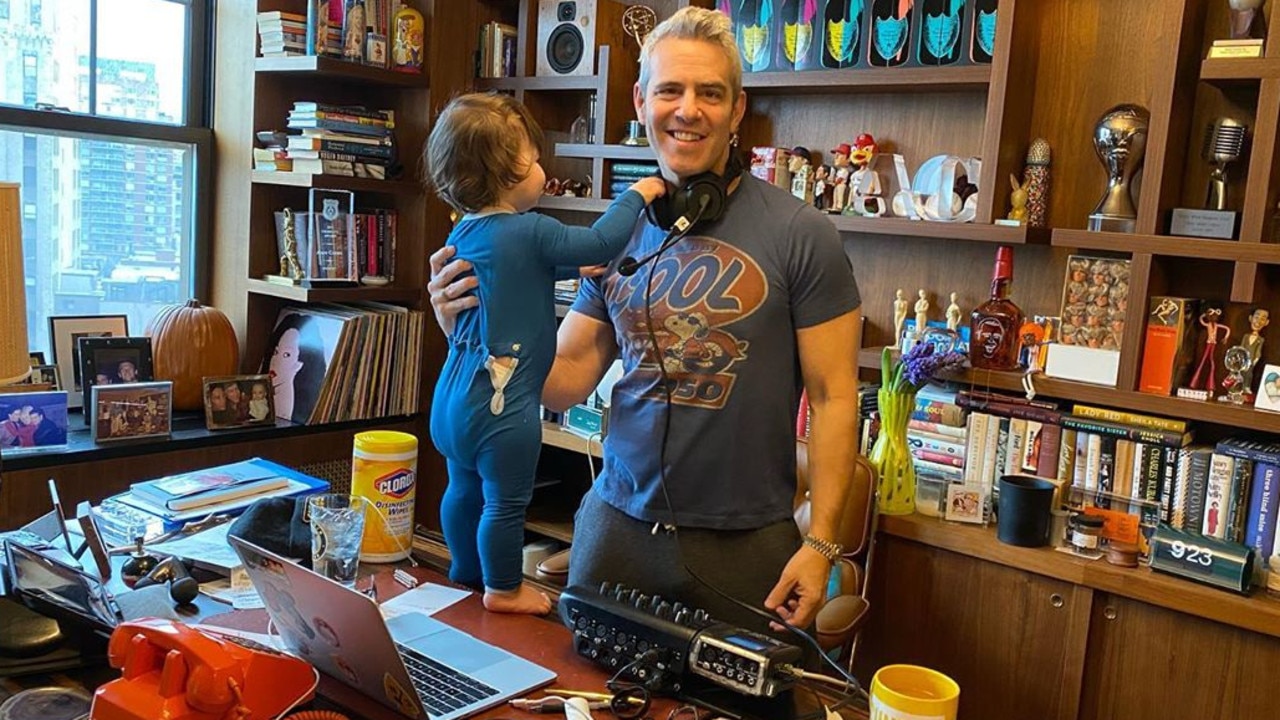 Andy Cohen with his son Ben.