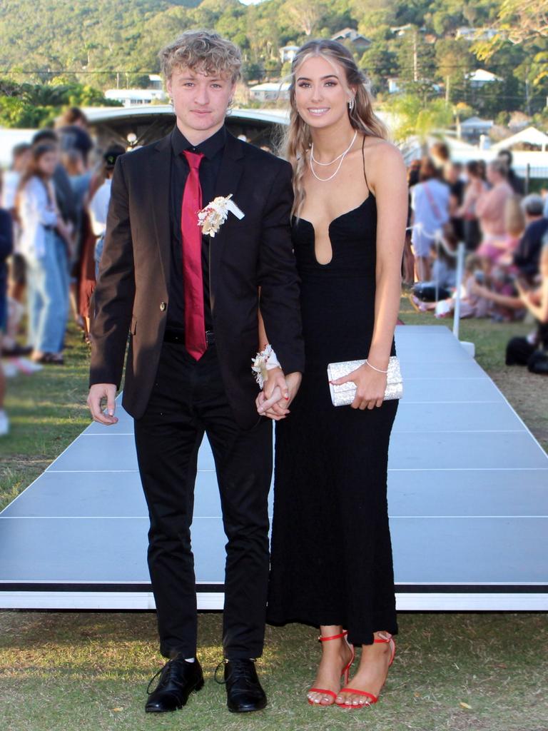 Mischa and Jett at the St Ursula's College Formal.