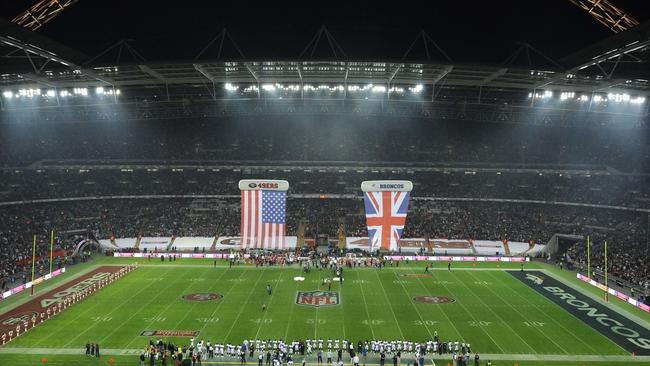 Wembley hosted an NFL match between the Denver Broncos and San Francisco 49ers in 2010.