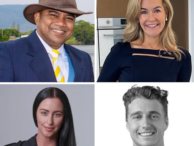 Best rookie real estate agents in the Tweed (L-R): Johnny Suresh, Erin King, Jo Lynch, Owen Fredericks