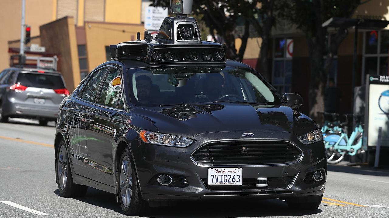 An Uber self-driving car in San Francisco, California. Picture: Getty Images North America