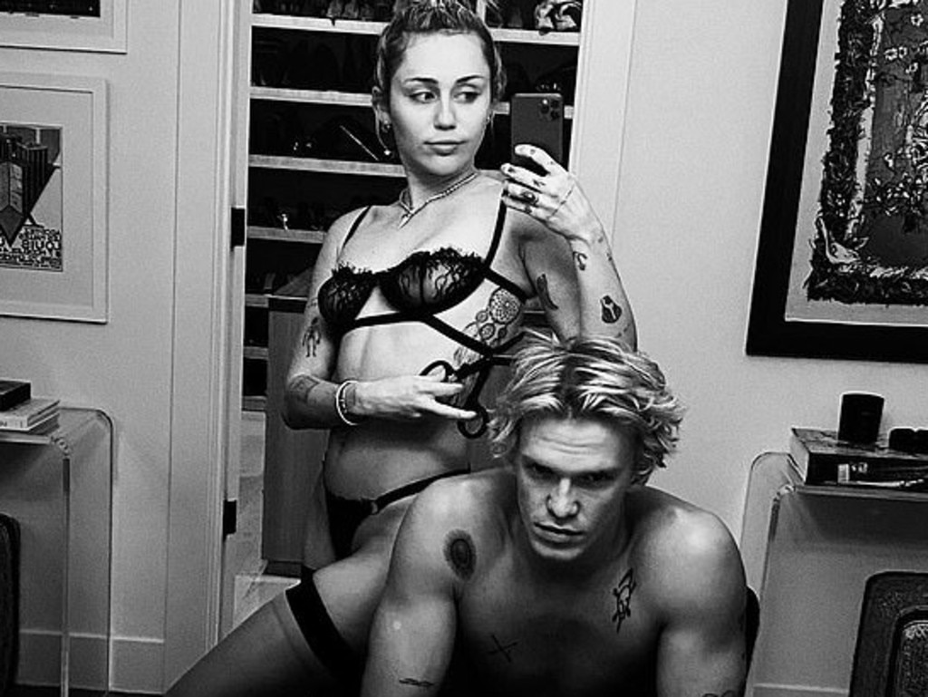 Cyrus has also revealed she broke up with Aussie boyfriend Cody Simpson. Picture: Instagram