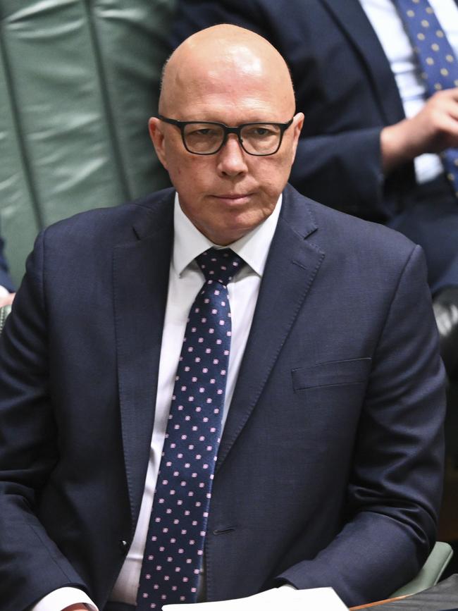 Opposition Leader Peter Dutton. Picture: Martin Ollman