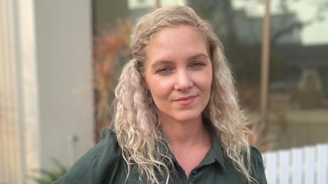 Gender-based violence specialist Chay Brown at Darwin Local Court following her coronial testimony on Thursday November 9.