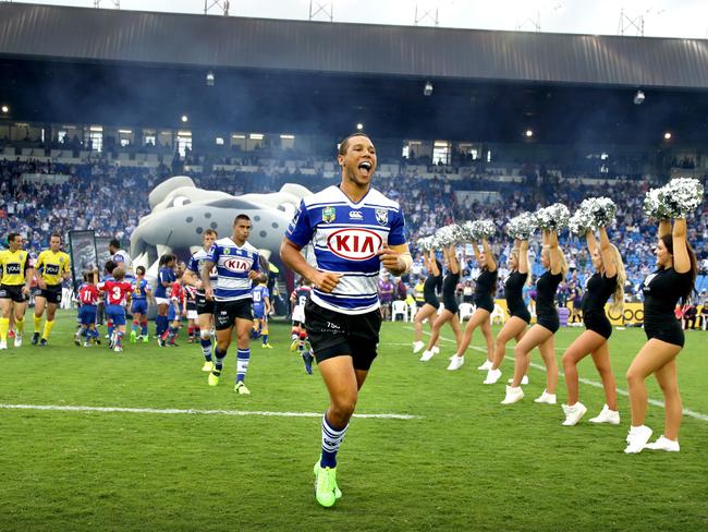 Moses Mbye is confident he will remain a Bulldog. Picture: Gregg Porteous