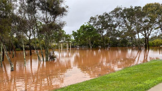 Flash flooding in the Bundaberg region on November 26.