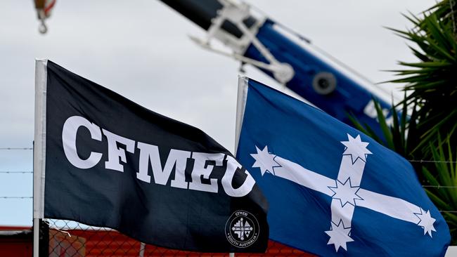 The CFMEU allegedly agree to make sure the ALP preferenced minor parties over the Greens in upper house voting. Picture: Naomi Jellicoe