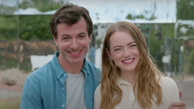 Nathan Fielder and Emma Stone in The Curse. Picture: Paramount+