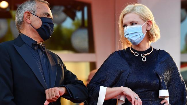 Blanchett said Year 12 ‘do not define you’, and said when she finished school she wanted to study economics. Picture: Tiziana Fabi / AFP