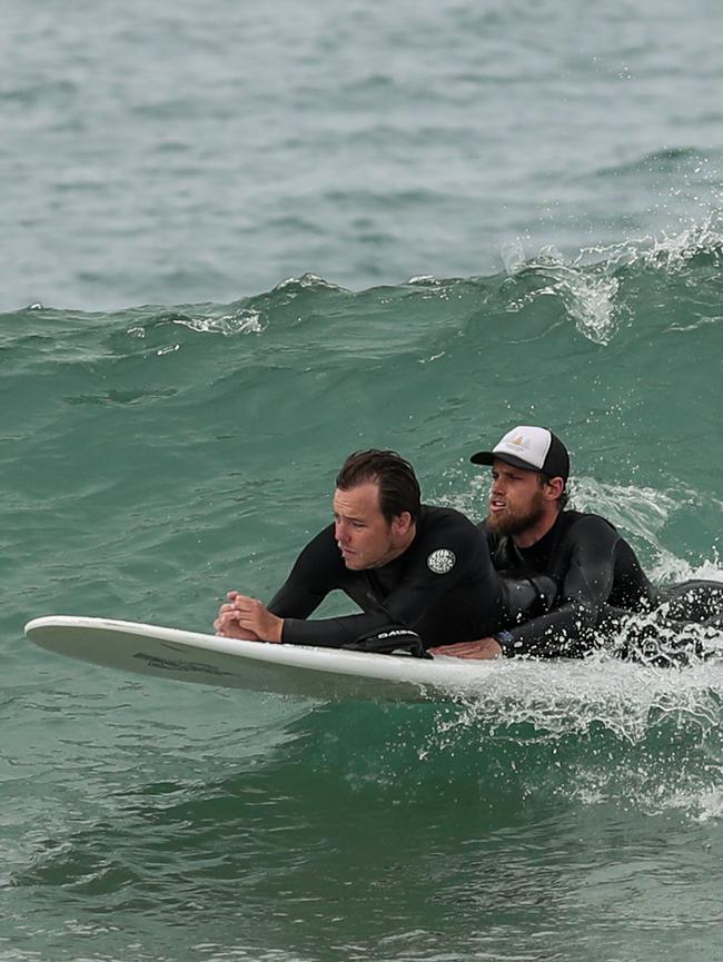 Riding the waves at Collaroy. Picture: Julian Andrews/AAP