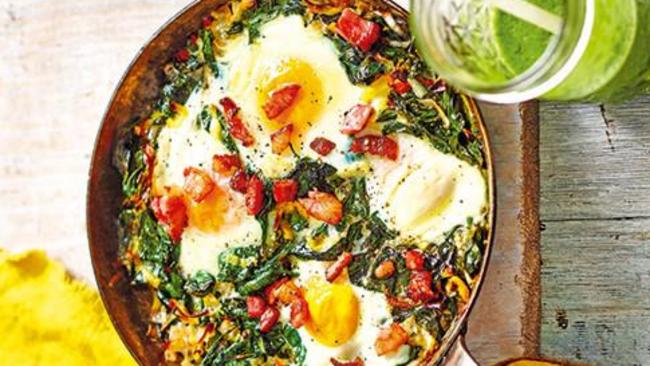 Baked eggs, beetroot risotto, vegetarian paella: Healthy eating plan ...