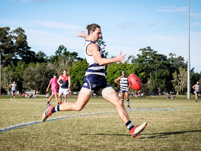 Broadbeach Cats player Jordan Moncrieff. Picture credit: Brooke Sleep Photography.