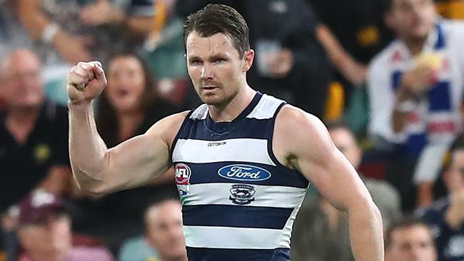 The Crows will host former club champion Patrick Dangerfield and his Cats in Round 1. Picture: Chris Hyde/AFL Photos/via Getty Images