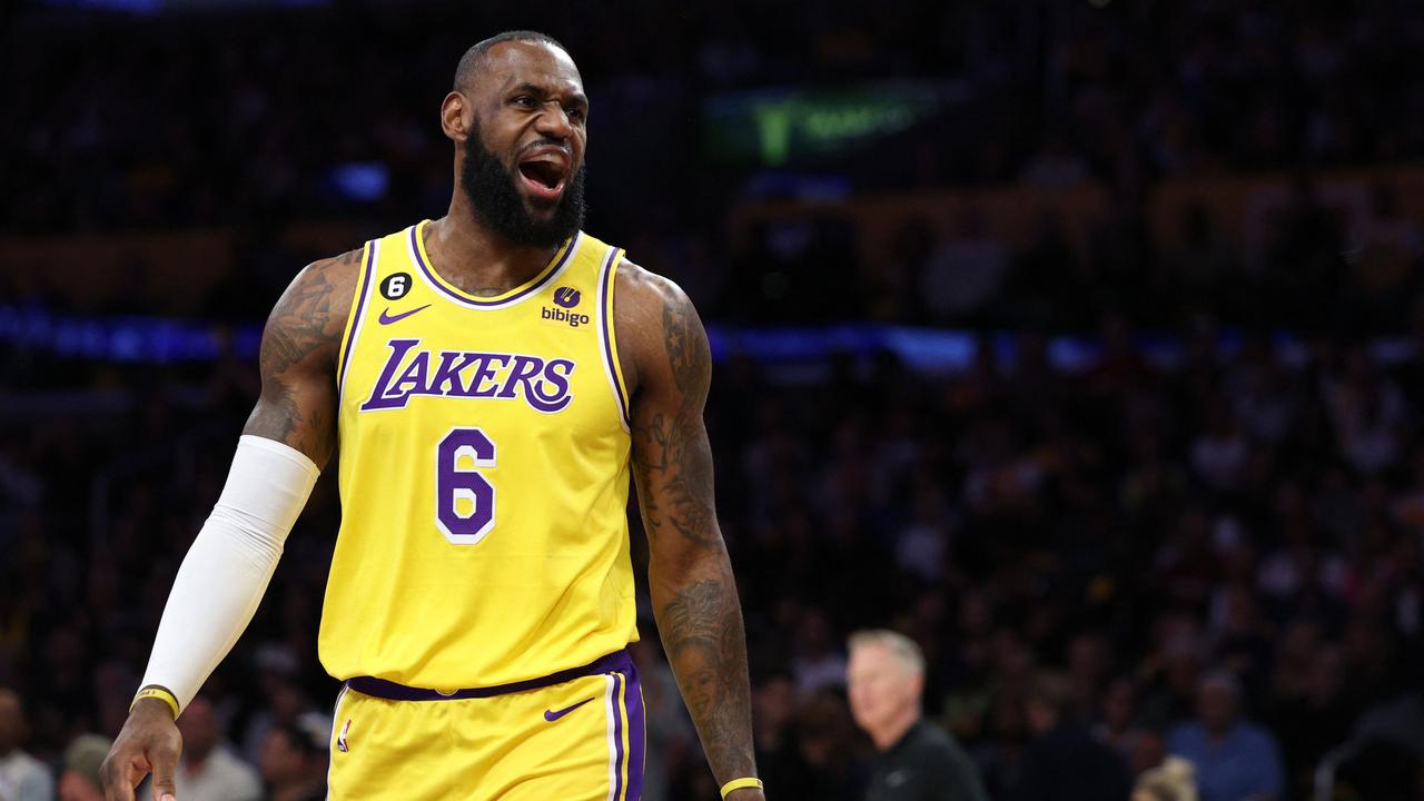 LeBron James is staying in the league. Photo: Harry How/Getty Images/AFP