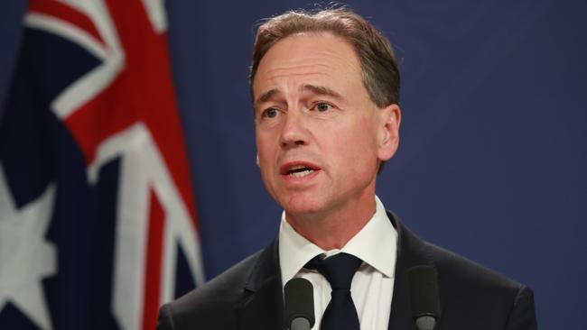 Federal Health minister Greg Hunt. Picture: Justin Lloyd