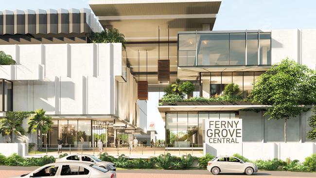 An artist's impression of the Ferny Grove transit oriented development.