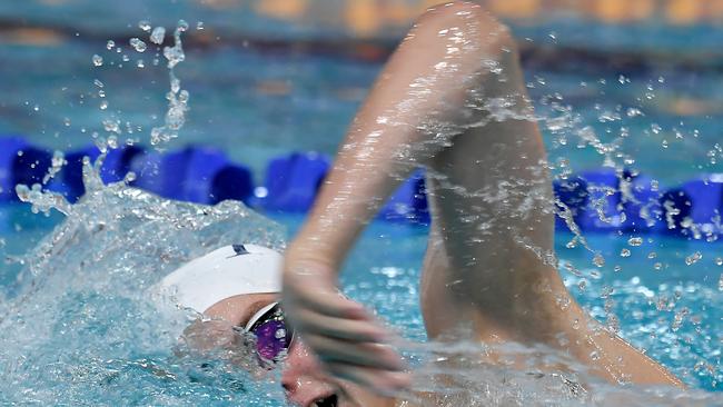 Action from the GPS swimming championships. Thursday March 10, 2022. Picture, John Gass