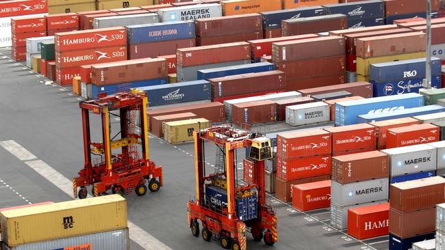 Price lift: The cost of shifting a container through Patrick’s Melbourne terminal has risen from $3.50 in early 2017 to $82.50 on exports and $125.80 on imports today.