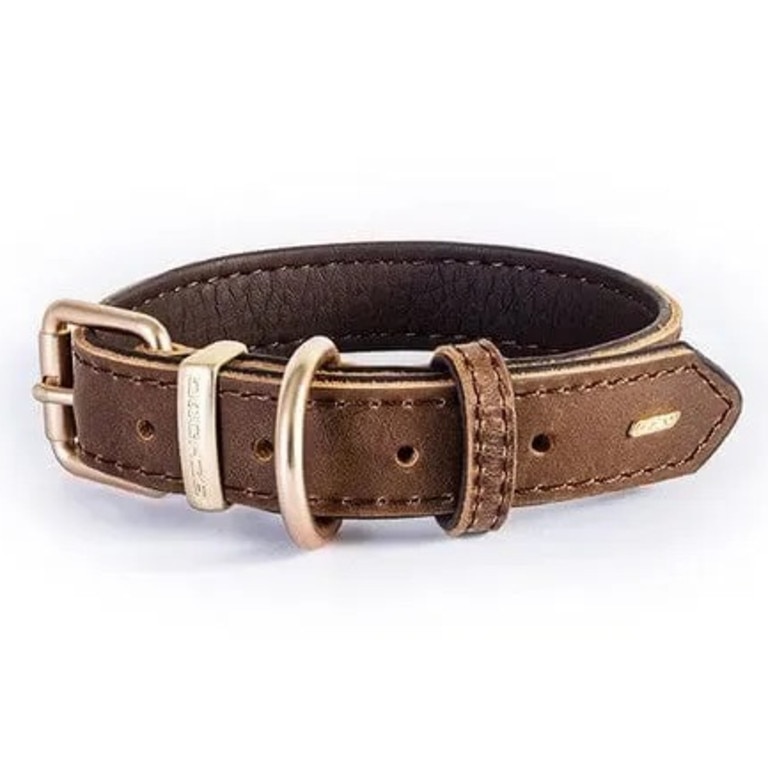 Buy BESTIA ''ostrich'' Leather Dog Collar for Online in India 