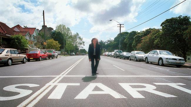 A photo of the start line, pictured back in 2000.