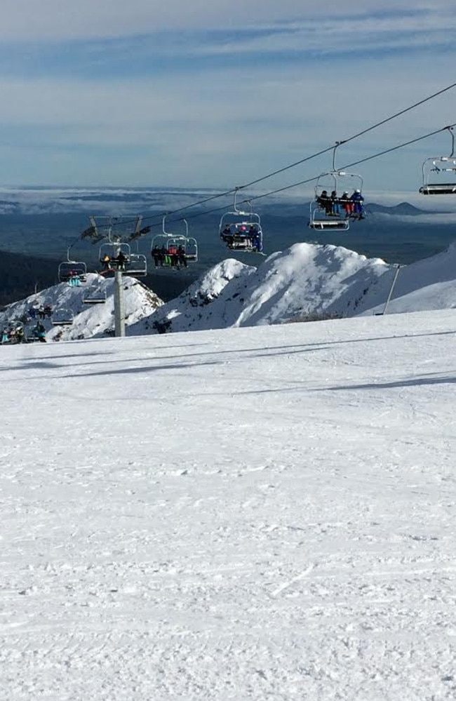 The really horrible view looking west from Mt Buller to the farmland near Mansfield