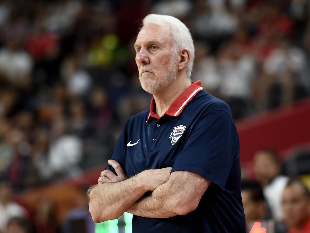 San Antonio Spurs coach Gregg Popovich.