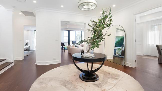 Inside the Dalley Avenue home at Vaucluse.