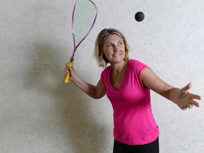 Former world champion squash player Michelle Martin, from Queenscliff, lobbied the council to update the squash facilities at the Warringah Recreation Centre. Picture: David Swift