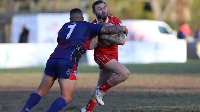 Nathan Gardner for East Campbelltown Eagles. Picture: Steve Montgomery