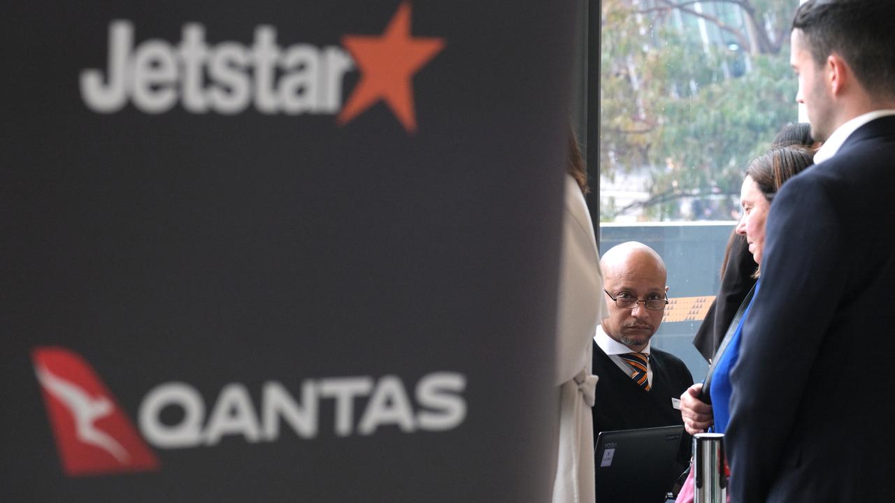 Qantas says following Europe and Canada’s lead with mandatory compensation isn’t necessary. Picture: NewsWire / Luis Ascui