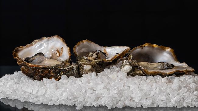 The oysters come prepared three ways. Picture: Danilo Spirandelli