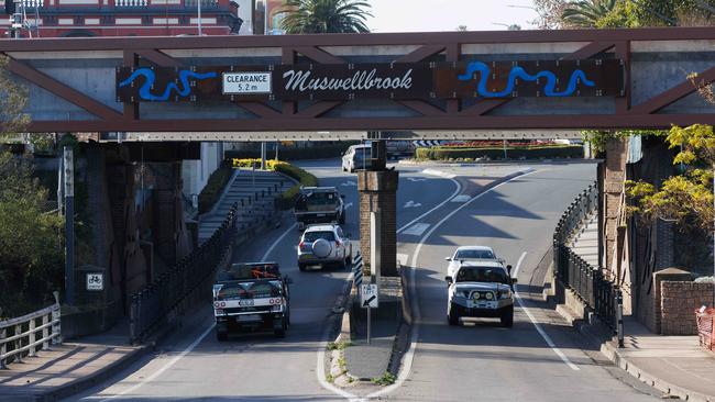 The Muswellbrook railway underpass. Picture: NCA NewsWire / David Swift