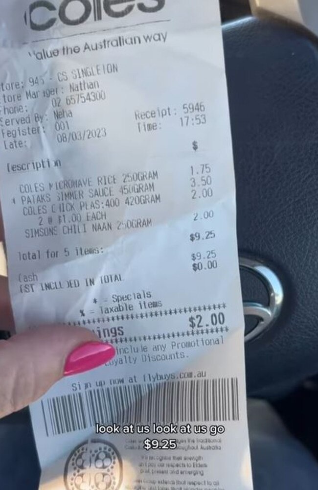 Jen has a $10 meal challenge series. Picture: Instagram