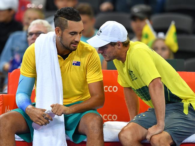 Nick Kyrgios has impressed his coach.