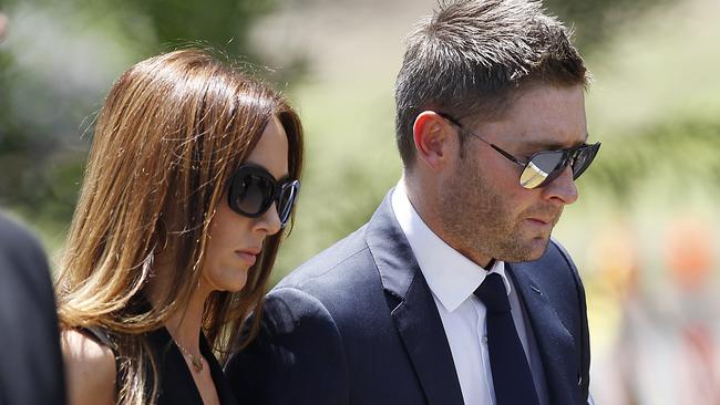 Michael Clarke was widely praised for his leadership in the aftermath of Phillip Hughes’ tragic death. Picture: David Moir.