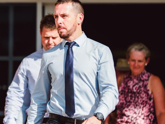 Zach Rolfe was acquitted on all charges by a Supreme Court jury last year over the shooting death of Kumanjayi Walker in Yuendumu in 2019. Picture: Glenn Campbell