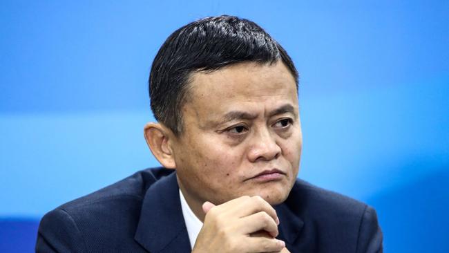 Jack Ma was a popular figure and China’s richest man before he vanished from public view in October. Picture: Valery Sharifulin