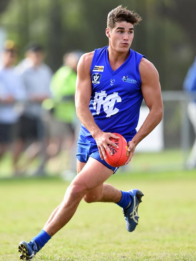 Hastings player Jake Hewitt was one of his side’s best players.